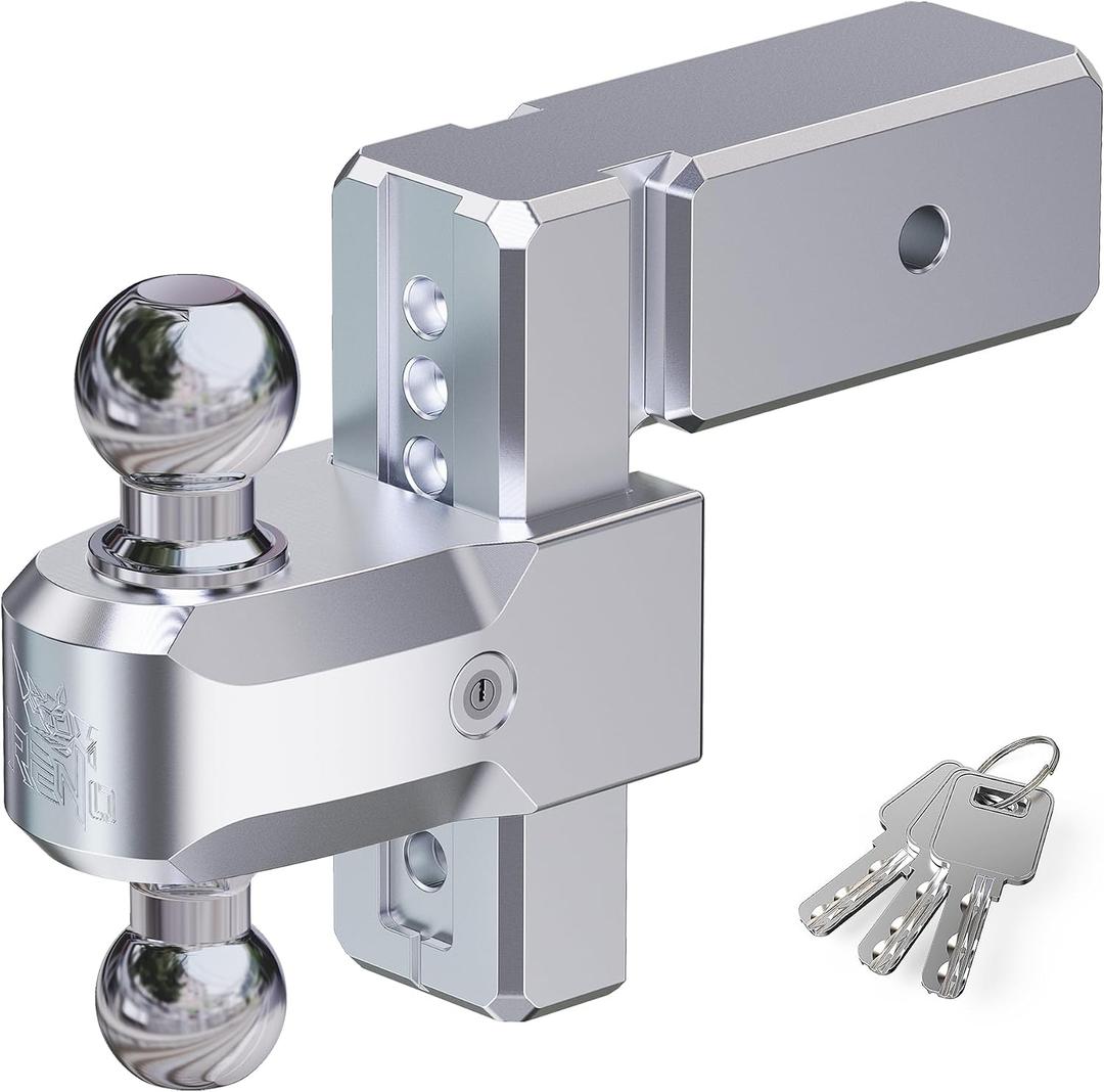 RENO Trailer Hitch (3" Receiver) - 6" Drop/Rise Adjustable Trailer Hitch