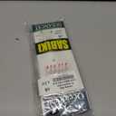 OCEAN CAT 6 Hooks/Pack Fishing Rigs Freshwater Saltwater Rainbow Soft Rubber Skin Colorful Silks Feather Rigs with Carbon Steel String Hooks Glow Beads Fishing Lures Baits Tackle (8#)