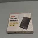 Portable External Hard Drive Storage Expansion Mobile HDD USB 3.0 USB-C for PC, Mac, Desktop, Laptop, PS4, Xbox One X/S, Xbox 360, Office & Game (Black, 1TB)