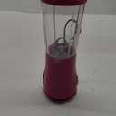 Hamilton Beach Portable Blender for Shakes and Smoothies with 14 Oz BPA Free Travel, Cup and Lid, Durable Stainless Steel Blades for Powerful Blending Performance, Raspberry (51131)