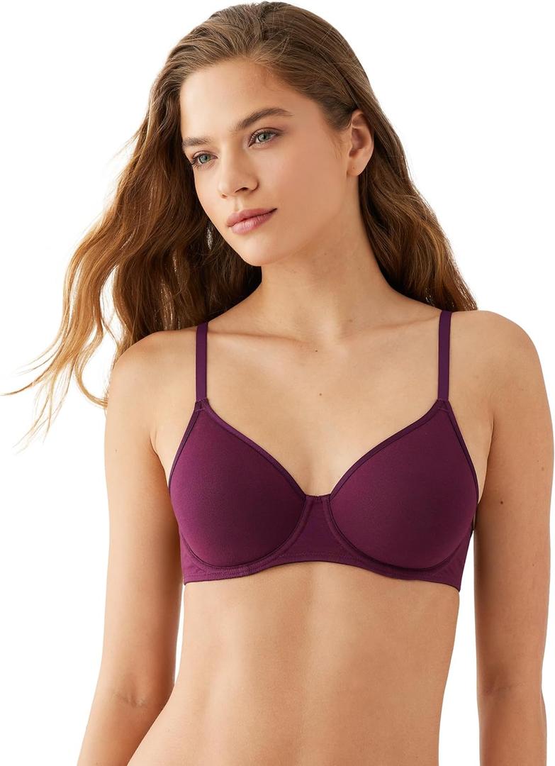 b.tempt'd Women's Cotton to a Tee Underwire Bra (Potent Purple, 38D)