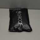 Qaccf Short Straight Halloween Costume Cosplay Party Wig with Eyebrow Set (Blue)