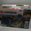 GARDENA Retractable Garden Hose Reel - 115 Feet - Auto Retract Hose Reel with 180 Swivel Wall Mount - Heavy Duty - Integrated Spray Nozzle - 18630