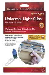 Simple Living Solutions Universal Light Clips - 25 ct. (4 pack)