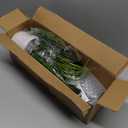 Der Rose 28" 2 Packs Fake Plants Large Artificial Monstera Faux Plants Indoor Tall for Floor Home Office Farmhouse Bedroom Decor (28"-WHITE&BLACK)