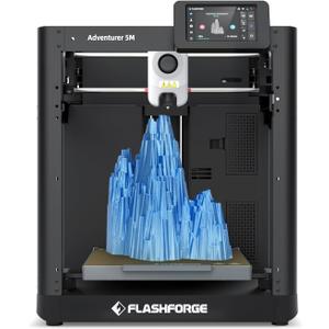 FLASHFORGE 3D Printer AD5M, CoreXY 600mm/s High-Speed Printer with 1-Click Auto Leveling, High-Temp Direct Drive Extruder, 3s Quick-Swap Nozzle, 220220220mm Build Volume