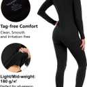 Wirarpa Women's Cotton Thermal Underwear Set Lightweight Long Johns Base Layer Pajama Set for Women Top Bottom, Small
