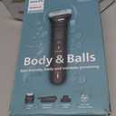 Philips Norelco Body Groomer 7000 Series, Men's Whole Body Groomer, Contour-Following 2D Flexing Head, Triple Protect Shave System & Intimate Body Hair Trimmer, 100% Showerproof, BG7480/50 (Black)