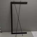 Vantic 31.5" Folding Desk, Foldable TV Tray Table for Eating on Couch, Extra Large TV Dinner Trays, Portable Fold Computer Writing Desk Table for Home Office, Rustic Brown