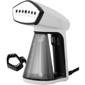 Osner Handheld Garment Steamer for clothes, 1450W Quick Heat Auto-trigger, Compact Travel Steamer, Clothes Steamer, Fabric Wrinkle Remover with Lint Brush Steam Nozzle (8.2 ft cord, White Plus)