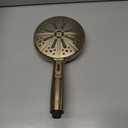 Delta Faucet 6-Spray SureDock Magnetic Shower Head with Handheld Spray, Gold Shower Head with Hose, Showerheads & Handheld Showers, Handheld Shower Heads, Hand Shower, Champagne Bronze 75613-CZ