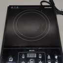 Mueller RapidTherm Portable Induction Cooktop, 1800W Hot Plate Electric Stove Top Burner. 8 Temp Levels, Auto-Off & Pot Detection, LED Display, Child Lock, 4 Programs, Burners for Cooking