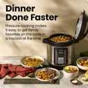 Chefman 13-in-1 Electric Pressure Cooker, 6-Quart Multicooker with Touchscreen Controls, Slow Cooker, Steamer, Sauté, Soup, Chili, Delay Start & Keep Warm, Stainless Steel