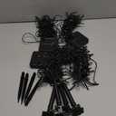 4 Pack 180FT Solar Christmas Lights Outdoor Waterproof, Super Bright 320 LED Solar String Lights with 8 Lighting Modes, Green Wire Solar Twinkle Tree Lights for Outside Xmas Party(Red and White)