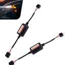 2 PCS CANbus Decoder, H7 LED Bulb Anti-Flicker Harness Adapter for Radio Audio Filter, Universal Error Free Decoder Suitable for Most Cars (Black)