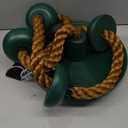 Climbing Rope with Platforms and Disc Swing Seat Set Playground Accessories Including Bonus Hanging Strap & Carabiner Tree Swing for Kids Rope Swings for Tree