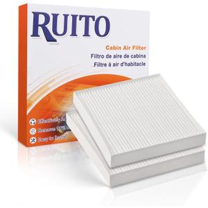 RUITO Cabin Air Filter, Fits Accord 2003-21, Civic 2006-15, CR-V 2007-16, Odyssey 2005-17, Pilot 2009-21, Ridgeline 2006-20, Crosstour 2012-15, Passport 2019-21, Replacement for CF10134, CP134