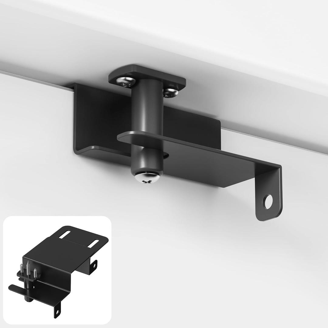 Child Safety Door Top Lock, Child Proof Door Top Lock, Top Door Lock for Kids Safety, Adjustable Lock Child Safety Top Lock, Sliding Door Lock for Kids Safety, Sturdy Metal, Black, 1 Pack