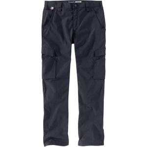 Carhartt Men's 104786 Flame-Resistant Force Relaxed Fit Ripstop Cargo (40W x 34L, Deep Navy)