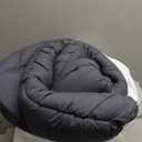 Twin Mattress Topper Extra Thick Pillowtop Cooling Plush Mattress Pad Cover Protector with 8-21 Inch Deep Pocket 3D Snow Down Alternative Fill Grey (Gray)