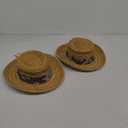 Gold Coast GCR3501 Rush Gambler Band Hat, Universal, Straw, Natural Pack Of 2
