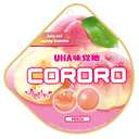 UHA Mikakuto Cororo Peach, 1.41 Oz, Pack 2