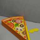 Pizza Piata - Pizza Decorations for Kids Food Themed Birthday Party Piata with Blindfold and Bat for Summer Mexican Party Supplies, 16.1 x 13 x 3.2 inches