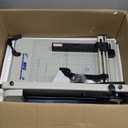 HFS(R) Heavy Duty Guillotine Paper Cutter 400 Sheet Capacity | Solid Steel Construction (A4-12'' Paper Cutter)