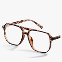 livho Vintage Aviator Blue Light Blocking Glasses, Fashion Oversized Frames for Eye Strain Relief, Unisex Design