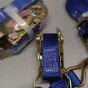 Everest Premium Ratchet Tie Down  1 PK  1 IN  16 FT  1000 LBS Working Load  3000 LBS Break Strength  Cambuckle Alternative  Moving Appliances and Equipment