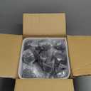 Skyflame 12PCS Ceramic Fire Balls, Mixed of 4 Sizes Fire Pit Balls Set for Indoor and Outdoor Fire Tables or Fireplaces Accessory, Black