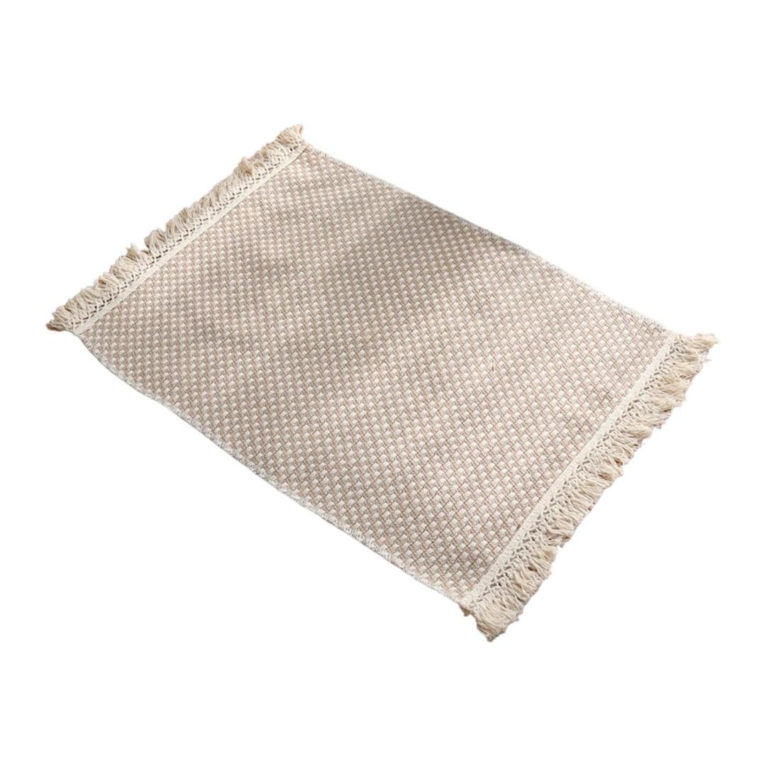 Dining Table Placemat Table Mat Decoration for Restaurant Coffee Table Party Small Square GridHome & Garden|Kitchen, Dining & Bar|Linens & Textiles|Placemats (Size: 17x11 1/2)