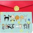 Cute Kittens Birthday Card for Daughter Sister Women, Cat Theme Birthday Card for Cat Lovers Niece Nephew, Funny B-Day Cards Gift from Bestie Her (#1)