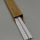 Delamu Cord Hider, 94.5in Cord Covers for Wires on Wall, One-Cord Cable Hider, Wire Hiders Wire Covers for TV Cords on Wall, Easy Mount Cable Cover Management Kit, 6xL15.7 W0.59 H0.4in, White