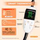 Sturdy Heated Cat House for Winter, Waterproof Insulated Outdoor Cat House with Heating Pad,Weatherproof Warm Feral Cats Shelter for Multiple Cats,Suitable for All Seasons(28"D x 17"W x 18"H) (Large, Gray)