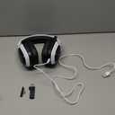 Ozeino 2.4GHz Wireless Gaming Headset for PC, Ps5, Ps4 - Lossless Audio USB & Type-C Ultra Stable Gaming Headphones with Flip Microphone, 40-Hr Battery Gamer Headset for Switch, Laptop, Mobile, Mac (Black and White)