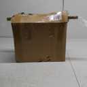 PROLEE Flower Display Stand with Buckets, Wedding Flower Cart Display Stand with Wheels,Flower Stand for Wedding Party, Events and Garden Decor (White)