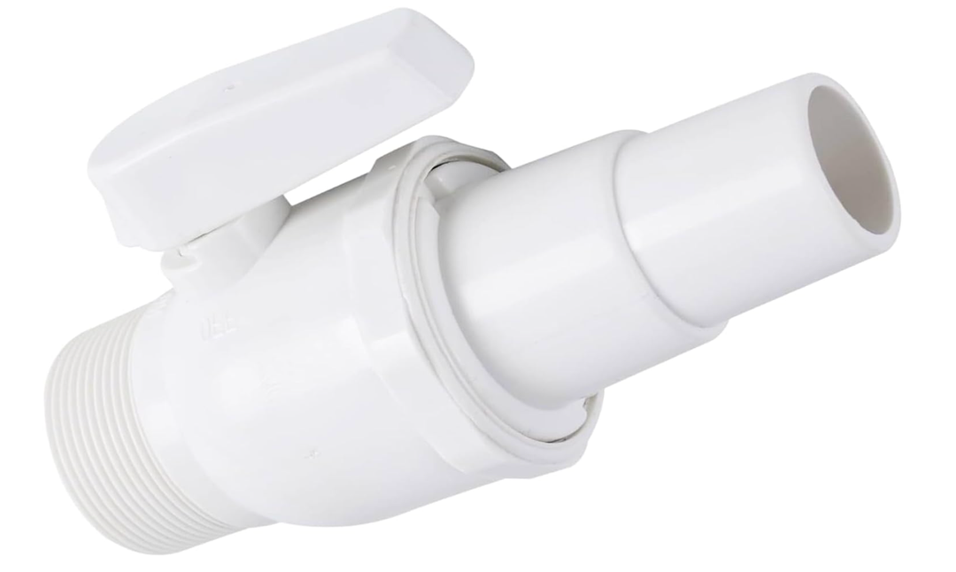 Pool Shut Off Valve Replacement Compatible with Hayward SP0729 Econoline 2-Way Ball Valve, 1.5" MIP x 1.5â€ - 1.25â€, Above Ground Pool Filter Accessories