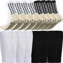 1 Set Anti-Slip Grip Soccer Socks with Shin Guard Sleeves, Sports Athletic Socks for Men Women, One Size, Regular