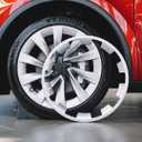 VION Tesla 20262025 New Model Y Wheel Covers Fit Original Tesla 20" Wheels, 4-Pack Fits only New Model Y Produced in 2025 (Silver Wheels).