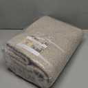 OIAHOMY 118L XXXLarge Cotton Rope Storage Basket, Oversized Blanket Basket, Used for Organizing Dirty Clothes in Living Room, Bedroom, Nursery, Dog Toy Storage Bins, 25" x 17" x 16",Brown variegated