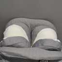 Osteo Enjoy Pain Relief Sleeping Cervical Neck Pillow, Ergonomic Contour Zoned Fits Side Sleeper, Non-Temperature Affected Memory Foam Pillows, Q-max Cooling Pillow Support Back Stomach Sleepers (Gray)