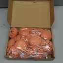 Jenaai 30 Sets Valentine Basketball Team Gift Bulk Orange Basketball Keychain with Inspirational Cards Valentine Party Favor for Team Player Group Athletes