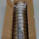 12packs Crumpet Rings 4 Inch English Muffin Rings Stainless Steel Double Rolled Nonstick Metal Round Tart Ring Molds for Cookie Cooking Baking