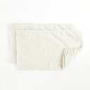 Lush Decor - Pillow Cover, 2-Piece Zipper Pillow Shell, Neo Boucle Lumbar, Chic Home Decor (White, 14" x 24")