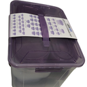 LOCK BOX 100PC FOOD STORAGE SET PURPLE