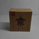 NP Deer Head Cuckoo Clock on Wall Living Room Wall Clock Bird Sing Alarm Clock Cuckoo for Children Room, Wood Red