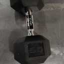 CAP Barbell Coated Hex Dumbbell, Single, 50 lb, Black