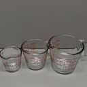 Pyrex Essentials (3-Pack) Glass Measuring Cups Set, (1, 2 & 4 Cup) Measuring Cups For Prepping, Baking and Cooking, Preheated Oven, Dishwasher, Freezer, and Microwave Safe