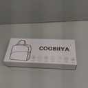 Coobiiya Lunch Box Lunch Bag for Women Men,Reusable Cute Lunch Pail bag,Leakproof,Insulated LunchBox Tote Compact 10L, Cooler Lunch Container for Work Travel Office (Black)